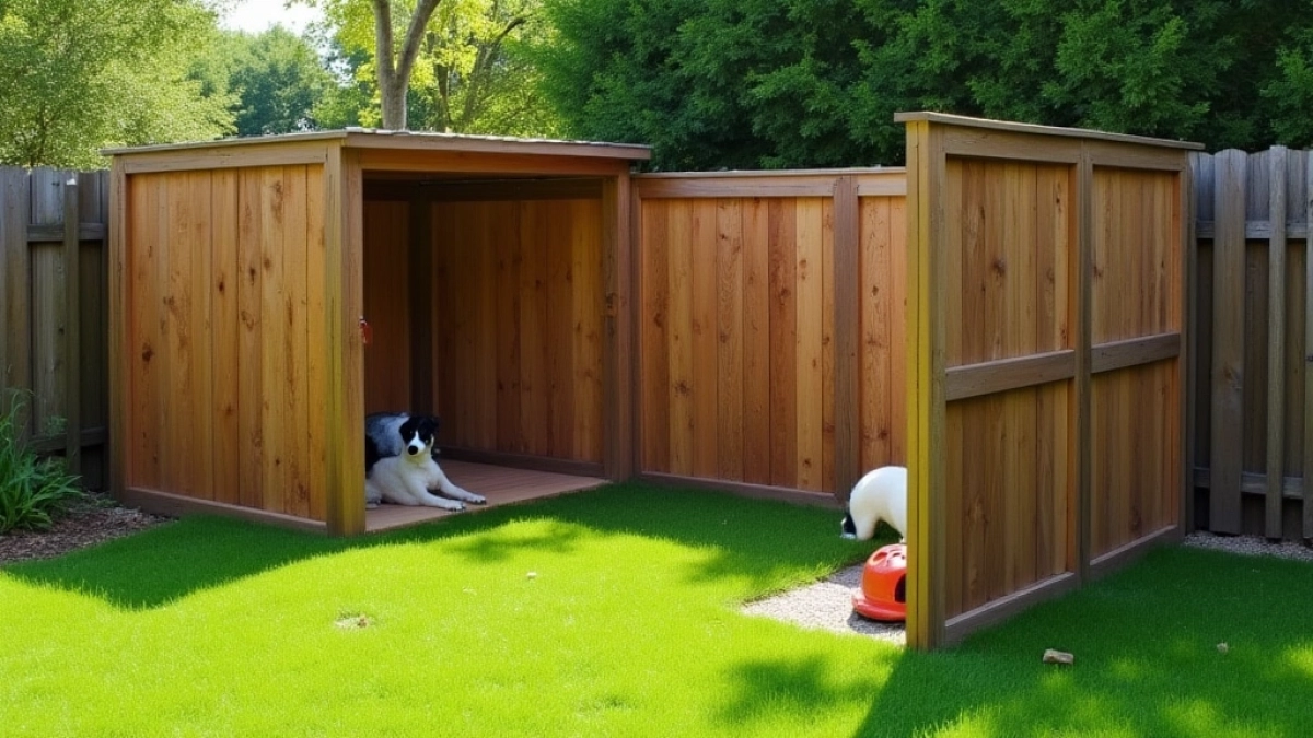 Jak zrobić kojec dla psa z paneli ogrodzeniowych