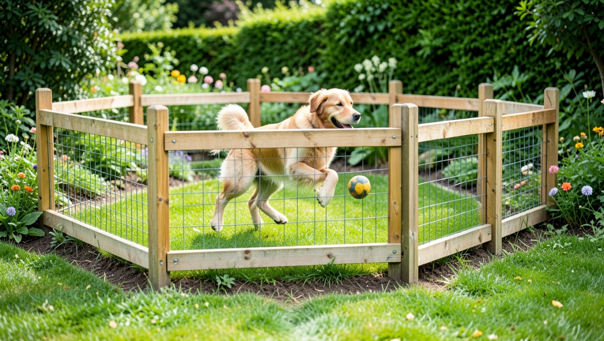 jak zrobić ogrodzenie dla psa