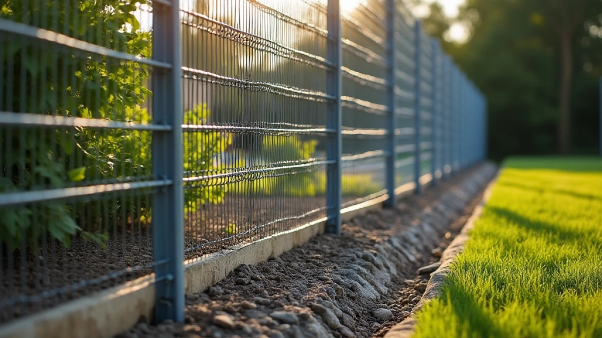 Jak zrobić ogrodzenie z siatki bez podmurówki