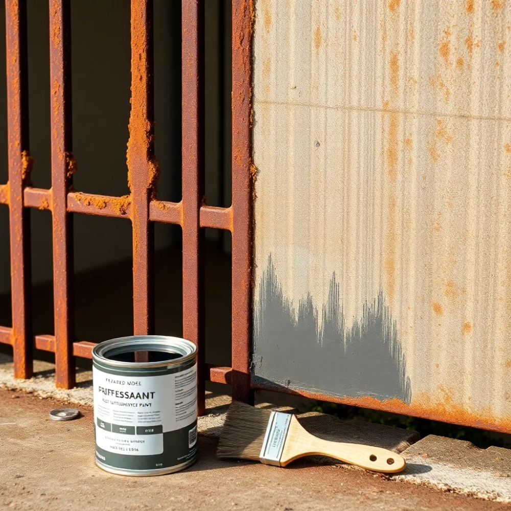 Jaka farba na rdzę ogrodzenie