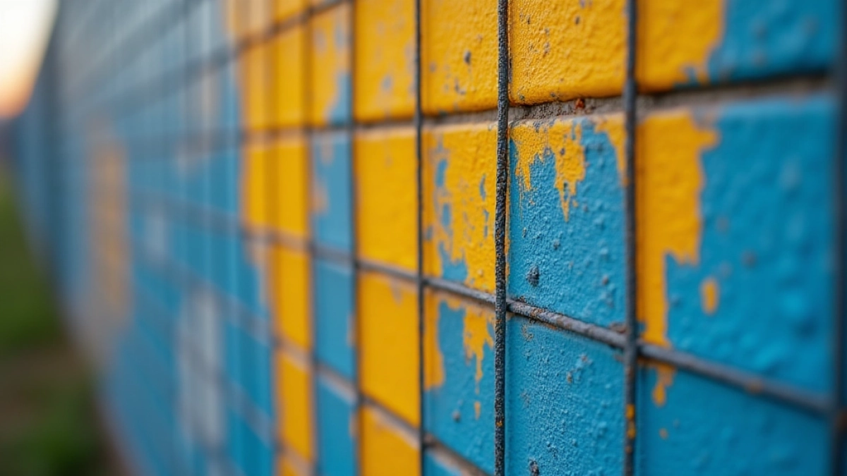 Malowanie siatki ogrodzeniowej cena za m2