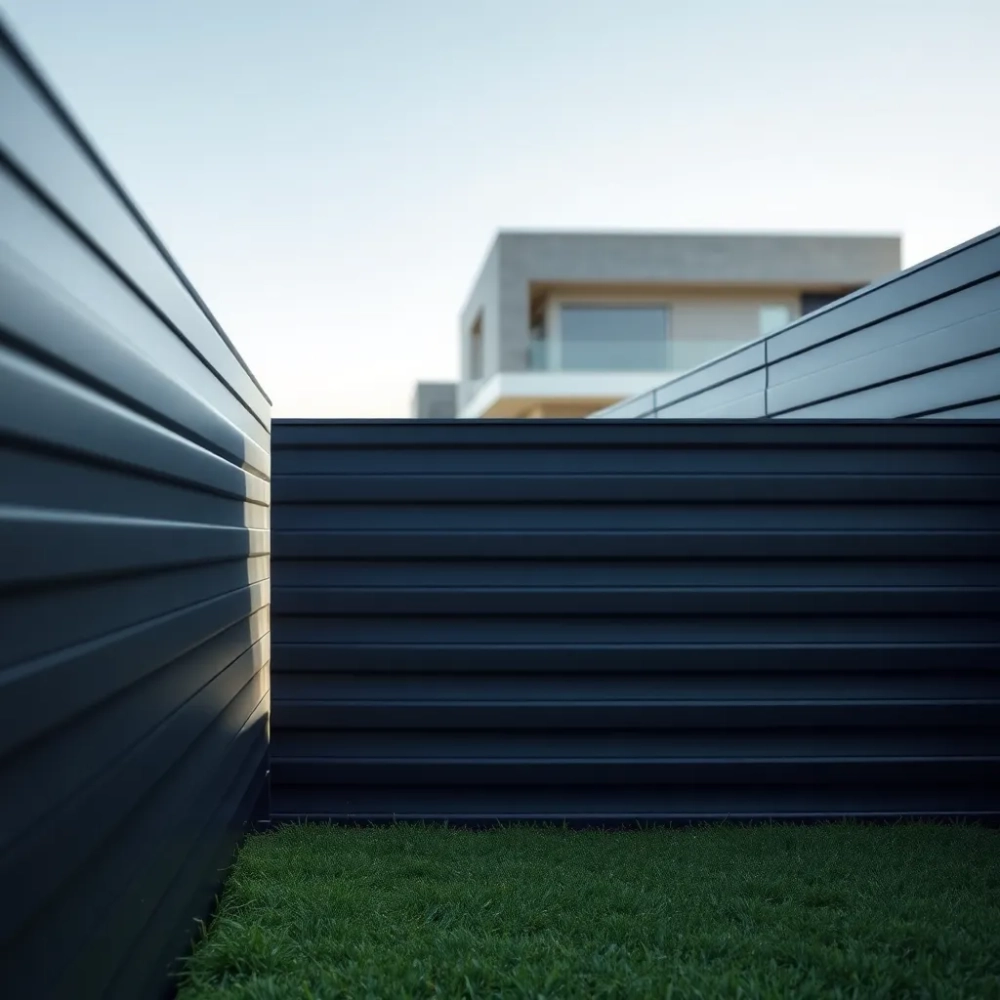 Nowoczesne ogrodzenia z blachy