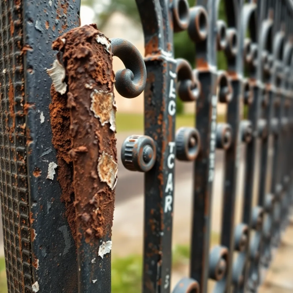 Renowacja ogrodzenia metalowego cennik