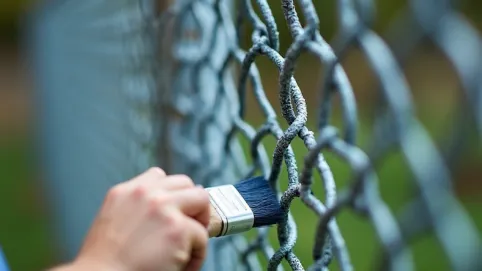 Farba do siatki ogrodzeniowej