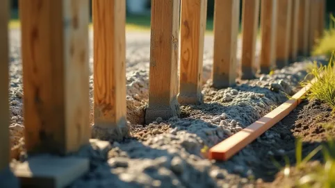 Jak ustawić słupki ogrodzeniowe