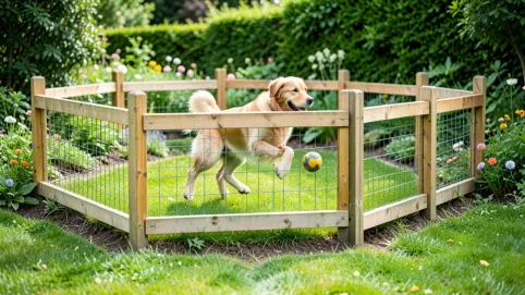 jak zrobić ogrodzenie dla psa
