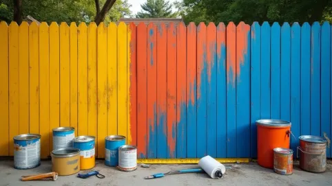 Malowanie ogrodzenia cena za m2