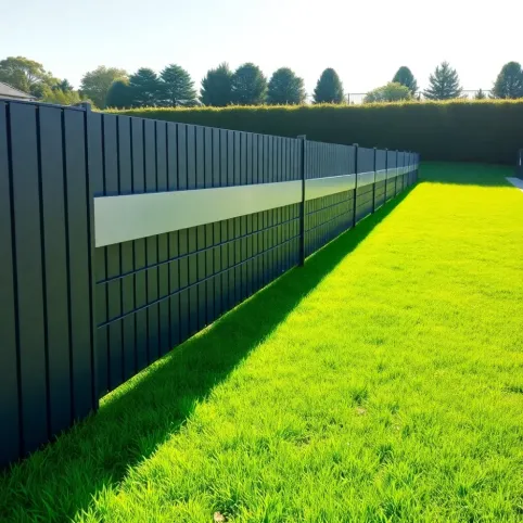 Nowoczesne ogrodzenie
