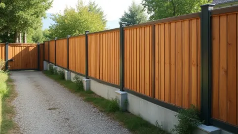 Ogrodzenie panelowe z podmurówką cena za mb