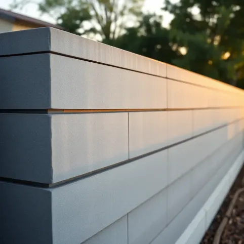 Ogrodzenie z bloczków zalewowych